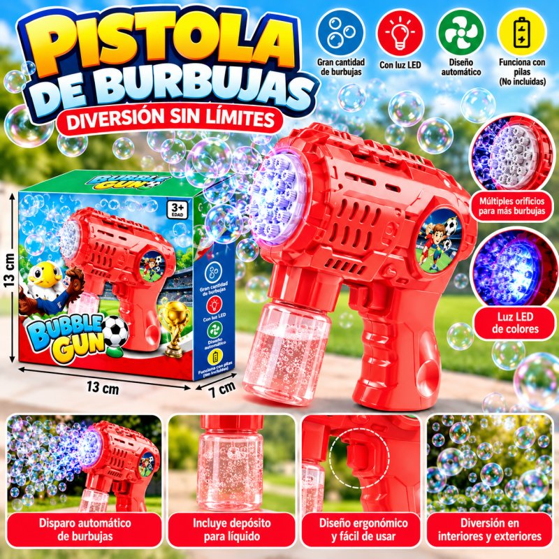 PISTOLA BURBUJAS