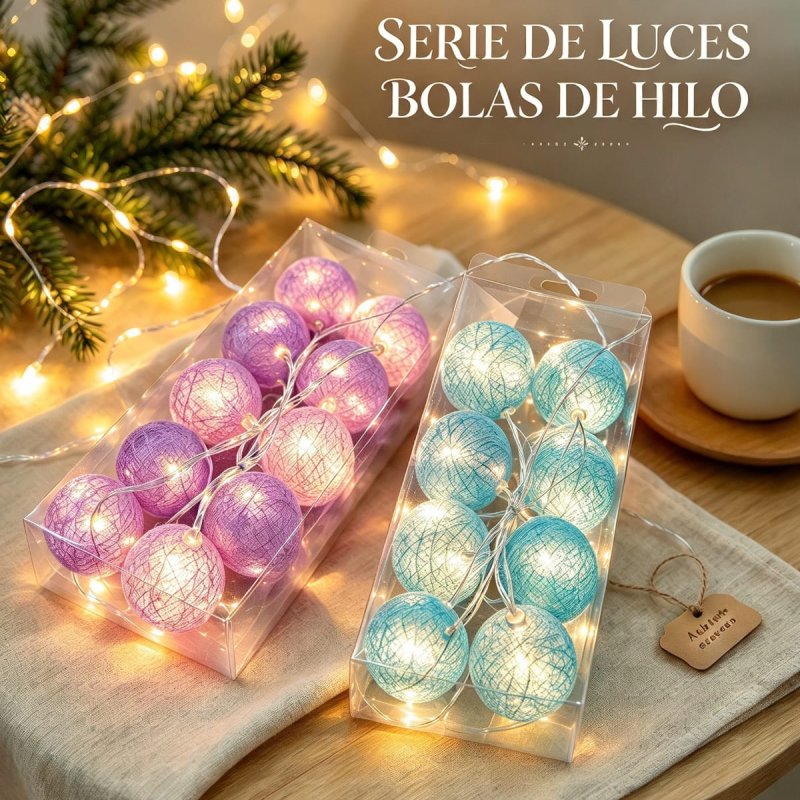 SERIE DE LUCES BOLA DE HILO