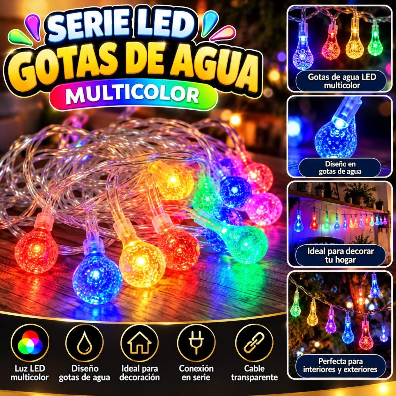 SERIE LUZ GOTA DE AGUA