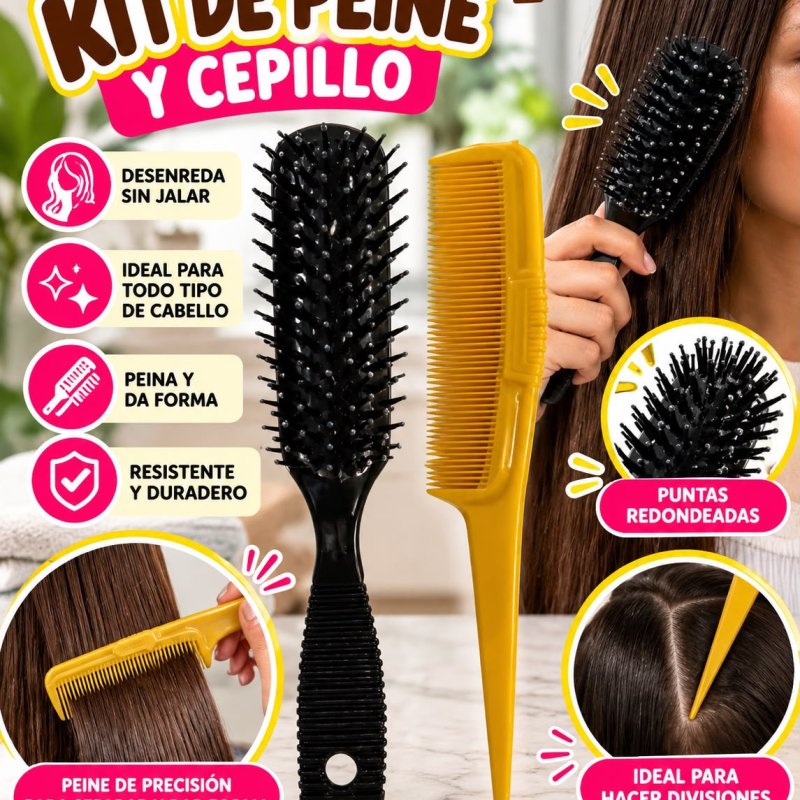 KIT CEPILLO Y PEINE