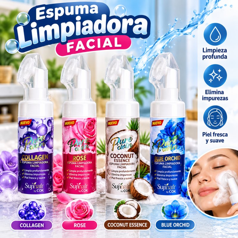 ESPUMA LIMPIADORA FACIAL