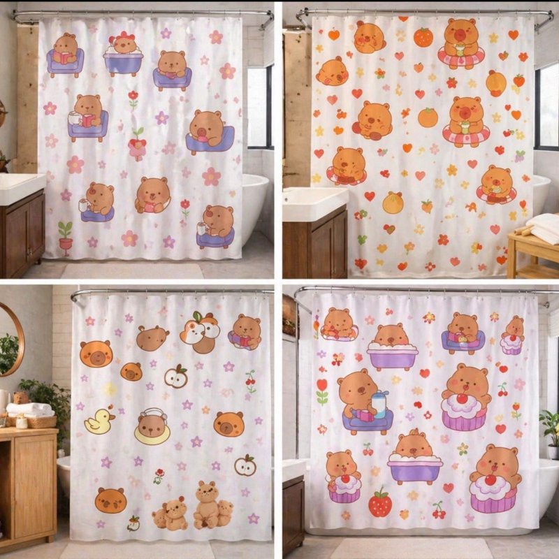 CORTINA CAPIBARA DE BAÑO