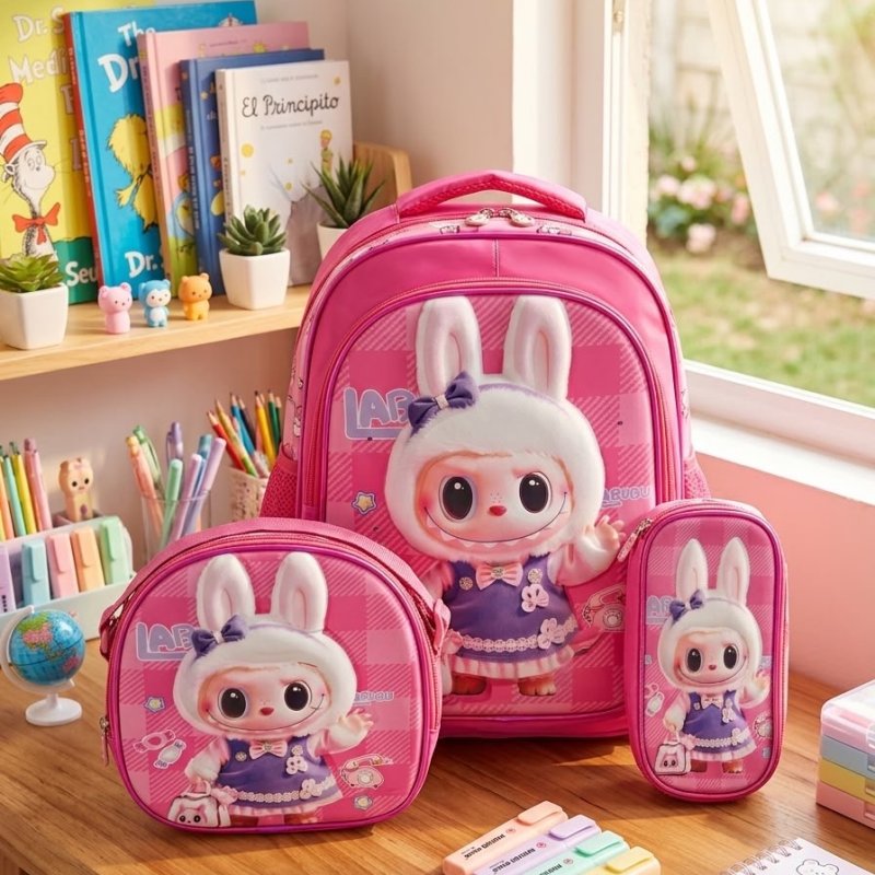 TRÍO DE MOCHILA LABUBU
