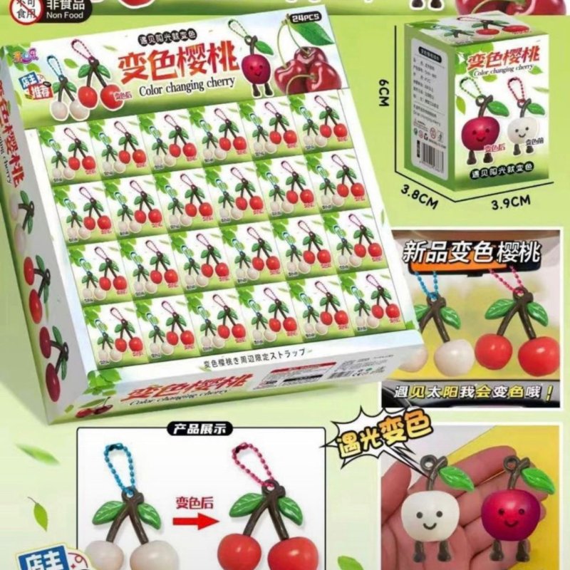 MINI LLAVERO CAMBIA COLOR DE CEREZA